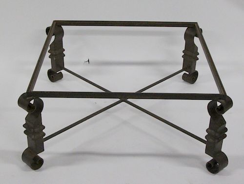 Iron Coffee Table In The Manner Of Poilart