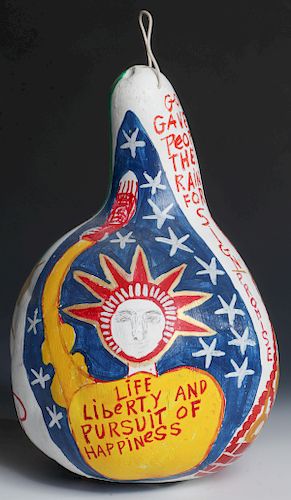 B.F. Perkins (1904-1993) Painted Gourd