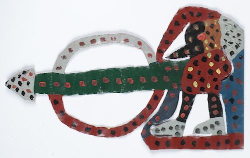 David Butler (1898-1997) Double-sided Cutout