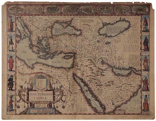 John Speed Map of the Turkish Empire
