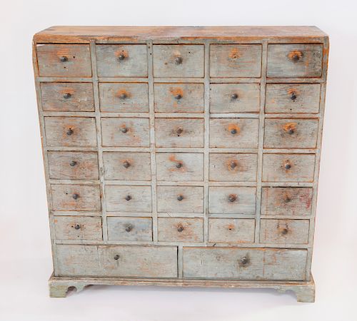 19th Century 32-Drawer Apothecary Cabinet
