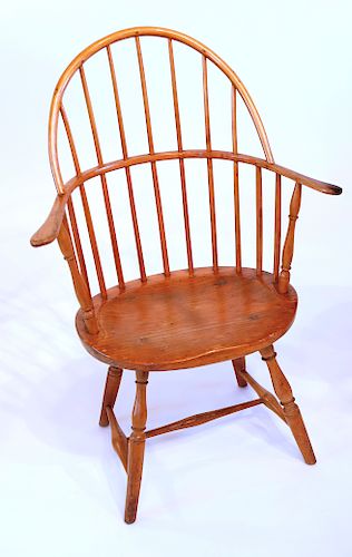 18th Century American Petite Bowback Windsor Armchair