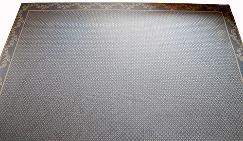 Blue and White Broadloom Carpet