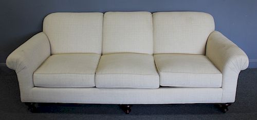 Cotton Upholstered Sofa.