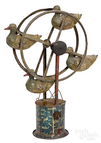 Musical duck Ferris wheel steam toy accessory
