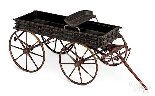 W. H. Hathaway salesman sample buckboard wagon