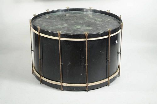 Interesting Drum Form Low Table