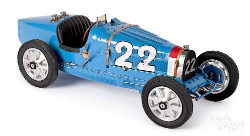 Bugatti hand-built model race car
