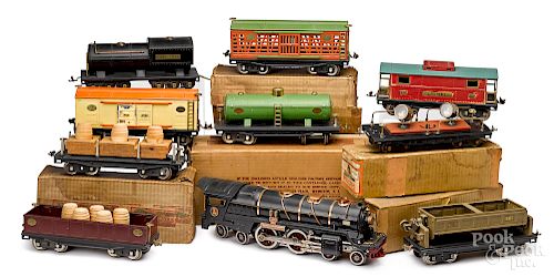 Lionel pre-war ten-piece freight train set