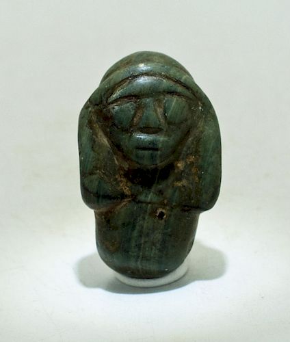 Moche Greenstone Amulet - Peru, 400 - 700 AD