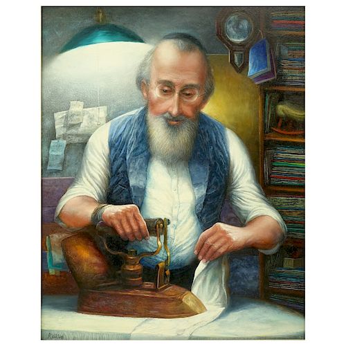 George Russin (1910-2010) Oil On Masonite
