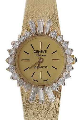 Lady's Gold, Diamond Wrist Watch