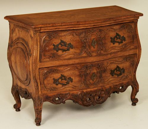 LOUIS XV STYLE FRUITWOOD COMMODE