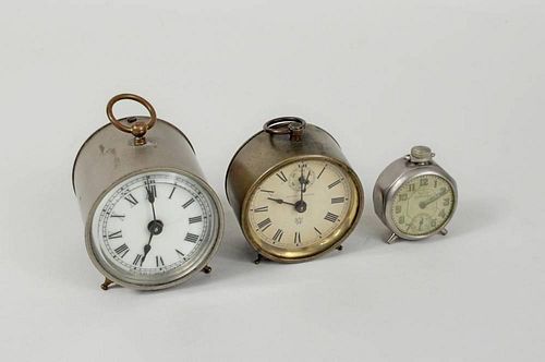 Three Miniature Clocks