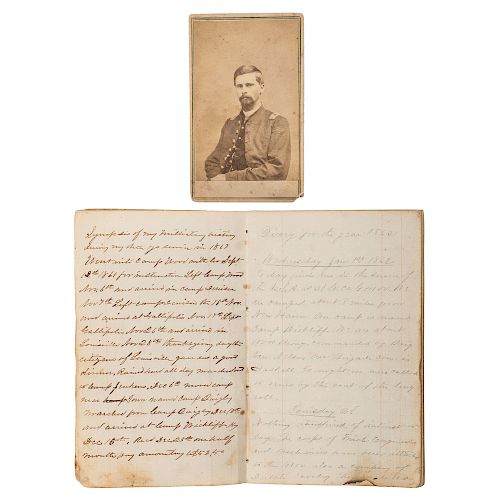 1862 Diary of Union Officer Horatio P. Kile, Co. G, 41st Ohio Volunteer Infantry, Plus