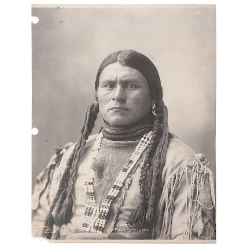F.A. Rinehart, Two Platinum Photographs Featuring Pancho, Maricopa, and Juan Jose, Pueblo - Santa Clara