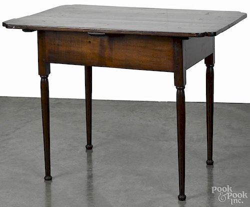 New England maple tavern table, late 18th c., 26 3/4'' h., 35 3/4'' w., 25'' d.