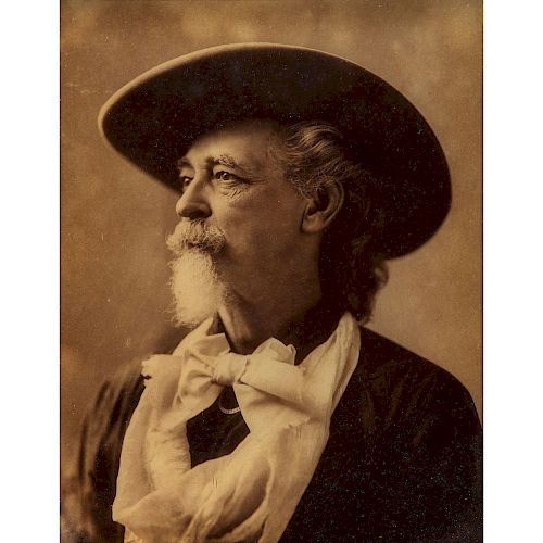 Buffalo Bill Cody, Rare Orotone Portrait