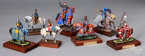 Studio Niena painted model figures on horseback
