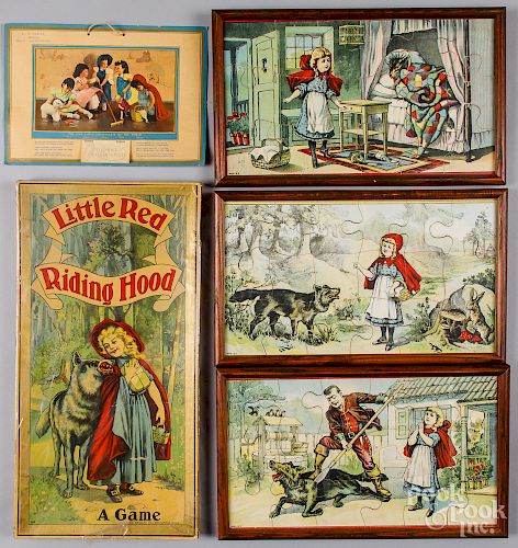 Group of Little Red Riding Hood collectibles