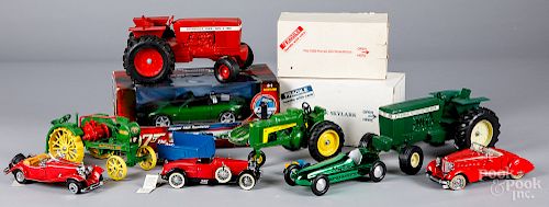 Group of die cast collector cars