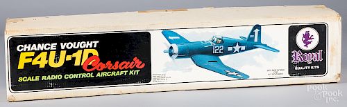 Two vintage boxed Royal radio controlled airplane kits