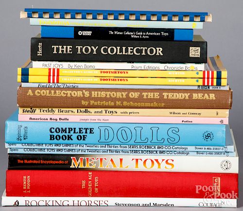 Group of antique toy reference books