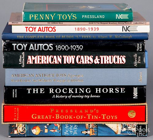 Group of antique toy reference books