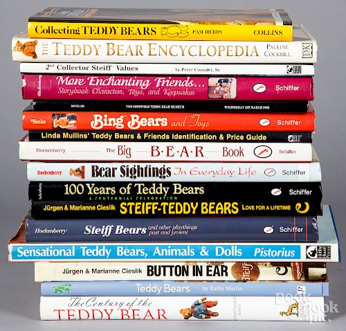 Large group of Teddy Bear reference books