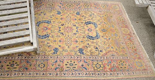 Oriental area rug. 5' x 6'8" Provenance: An Estate from Farmington, Connecticut