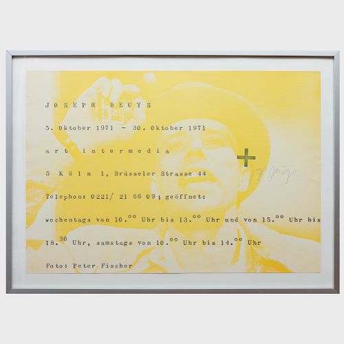 Joseph Beuys (1921-1986): Joseph Beuys, (Galerie) art intermedia