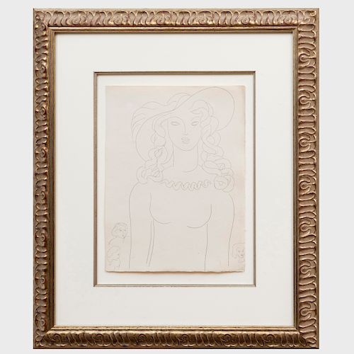 Henri Matisse (1869-1954): Untitled, from Stéphane Mallarmé Poésies