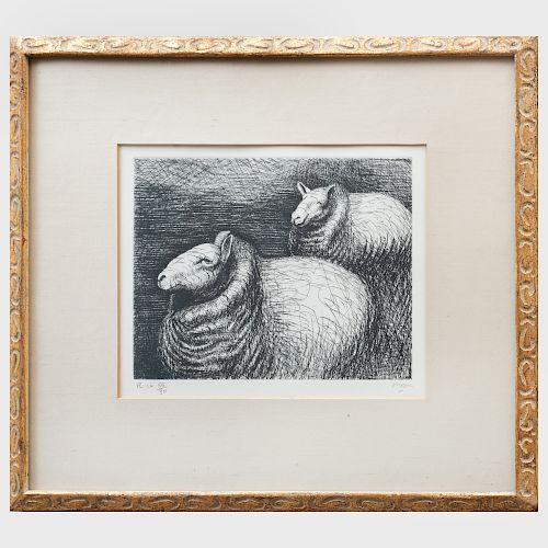Henry Moore (1898-1986): Ready for Shearing