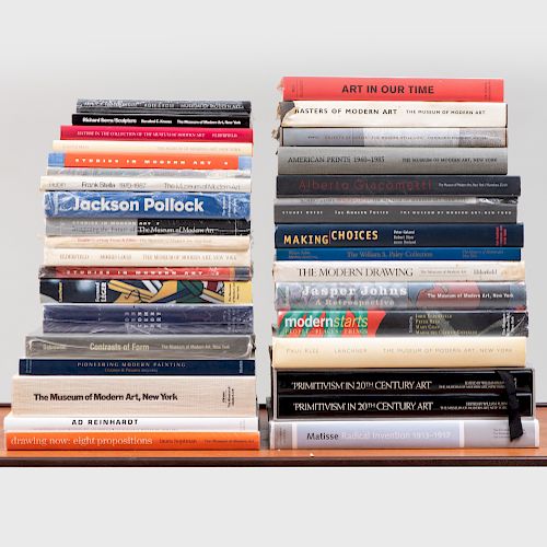 Group of Thirty-Four Museum of Modern Art Exhibition Catalogues