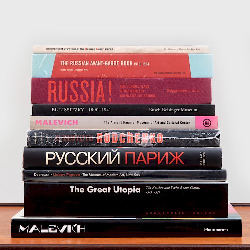 Group of Ten Books on Russian Modern Art
