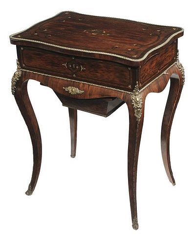 Fine Louis Philippe Rosewood, Brass