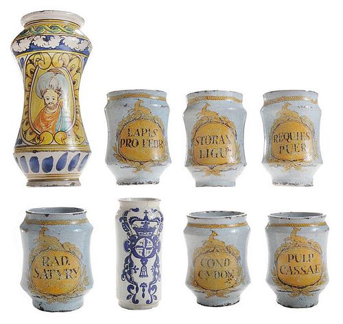 Collection of Six Matching Delft