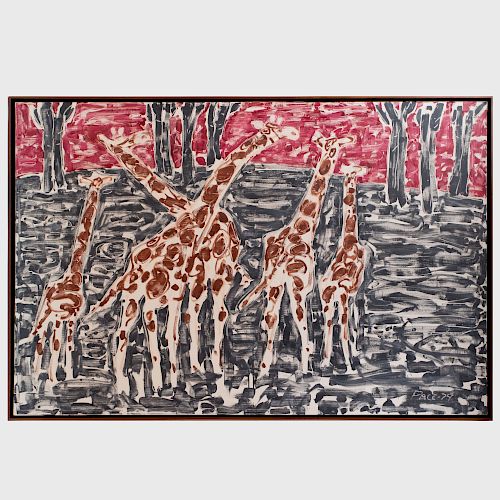 Stephen Pace (1918-2010): Giraffes