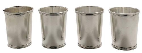 Seven Sterling Mint Julep Cups