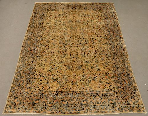 Persian Kerman Wool Room Size Carpet Rug