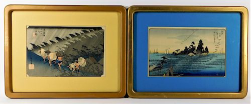 PR Utagawa Hiroshige Landscape Woodblock Prints
