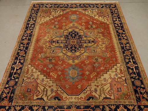 Persian Heriz Oriental Room Size Carpet Rug