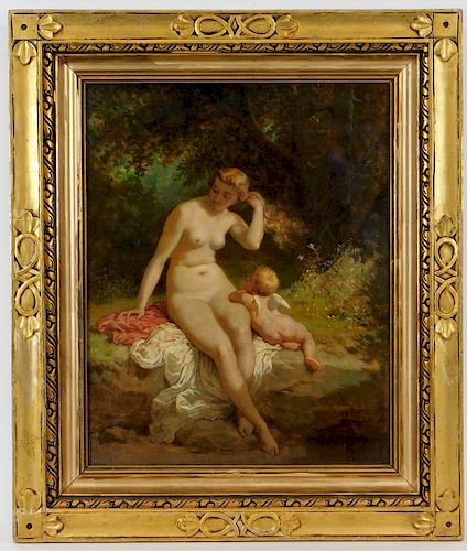 Alexandre Josquin Classical Nude Nymph Painting