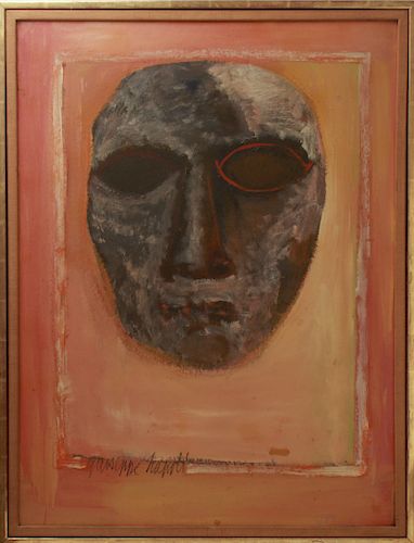 Giuseppe Napoli "Ritratto" Oil on Board