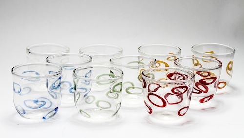 Daniela Poletti Italian Art Glass Bowls, 10