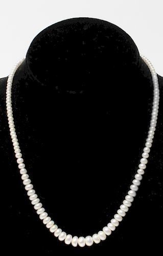 Gold-Tone Clasp, Freshwater Pearls Necklace