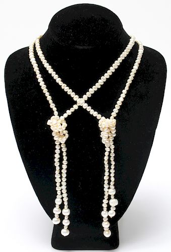 Freshwater Pearls Necklaces Group of 2
