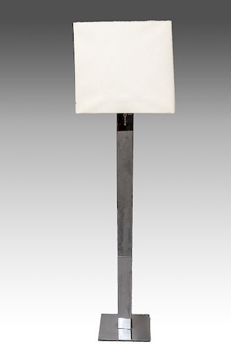 George Kovacs Chrome Metal Modern Floor Lamp