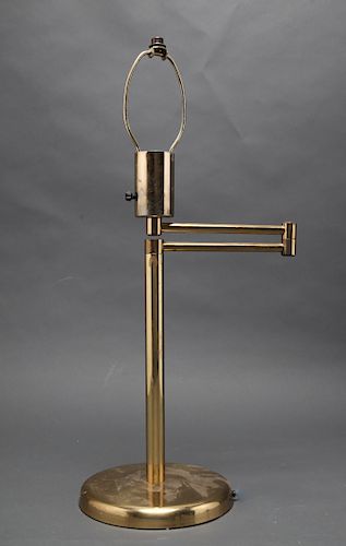 Hansen Modern Brass Swing Arm Table Lamp