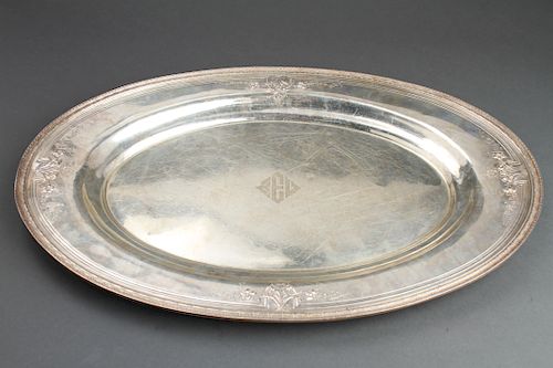 Redlich & Co Sterling Silver Oval Serving Tray